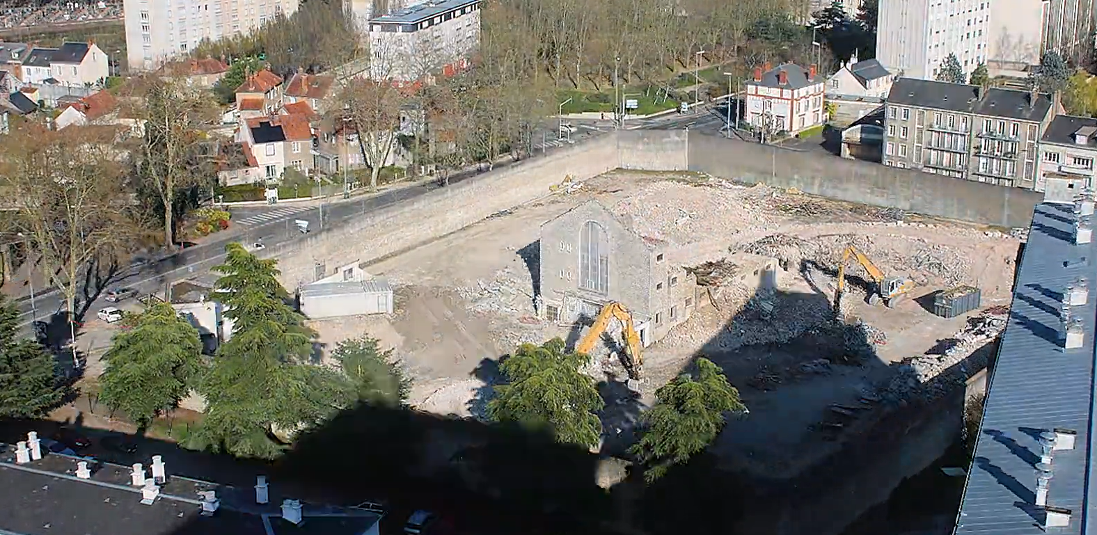 Démolition de l'ancienne prison d'orléans